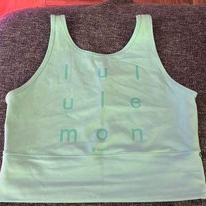 Lululemon crop tank sz 14